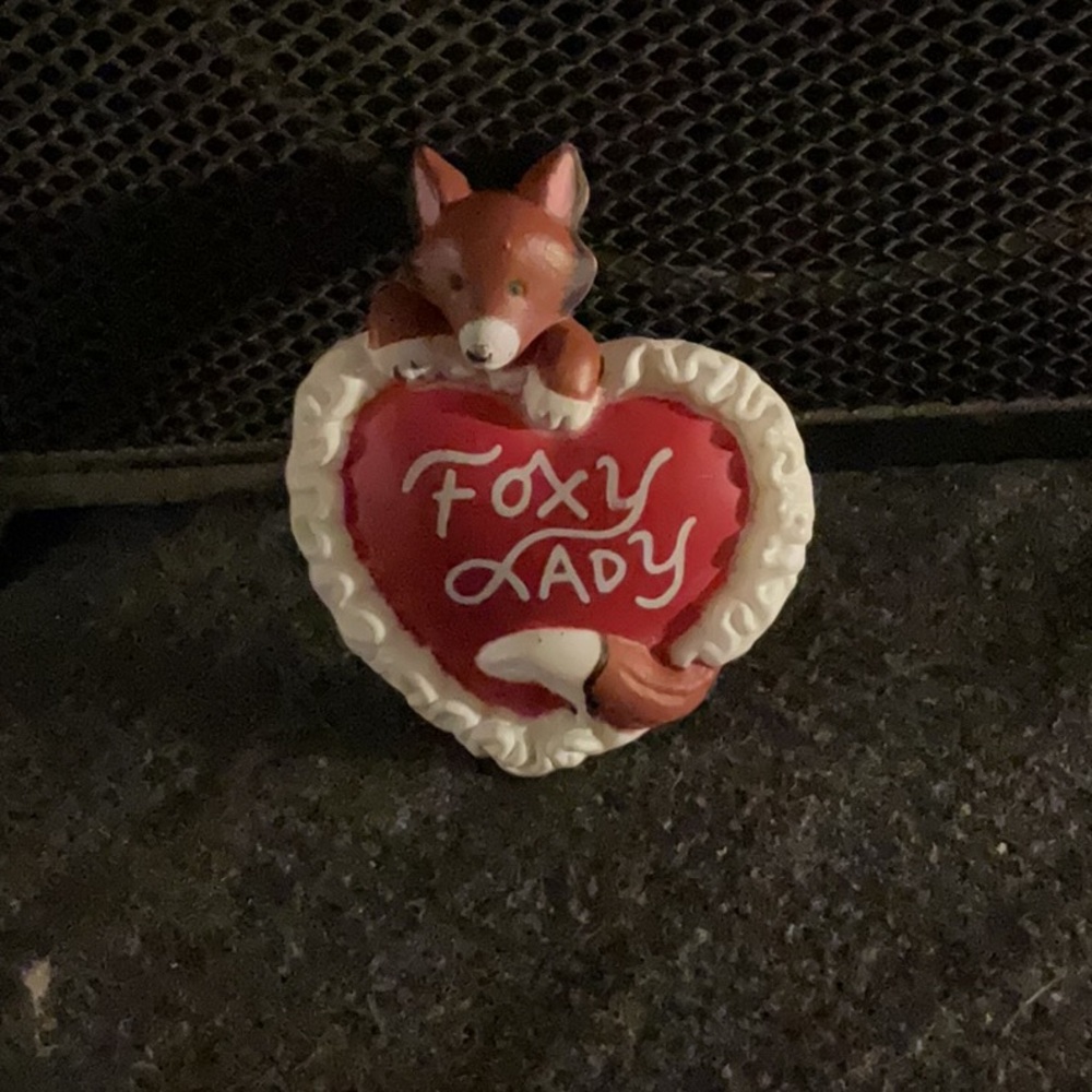 Vintage Fun World Foxy Lady Pin